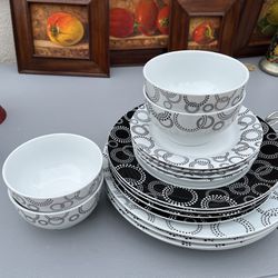  Eclipse China Set By Pier Imports 