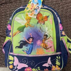 2000s Y2K Backpack Mini  Tinkerbell 