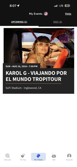 KAROL G TICKETS