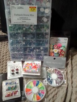 Nail Art Charms Rhinestones Accessories Bundle 