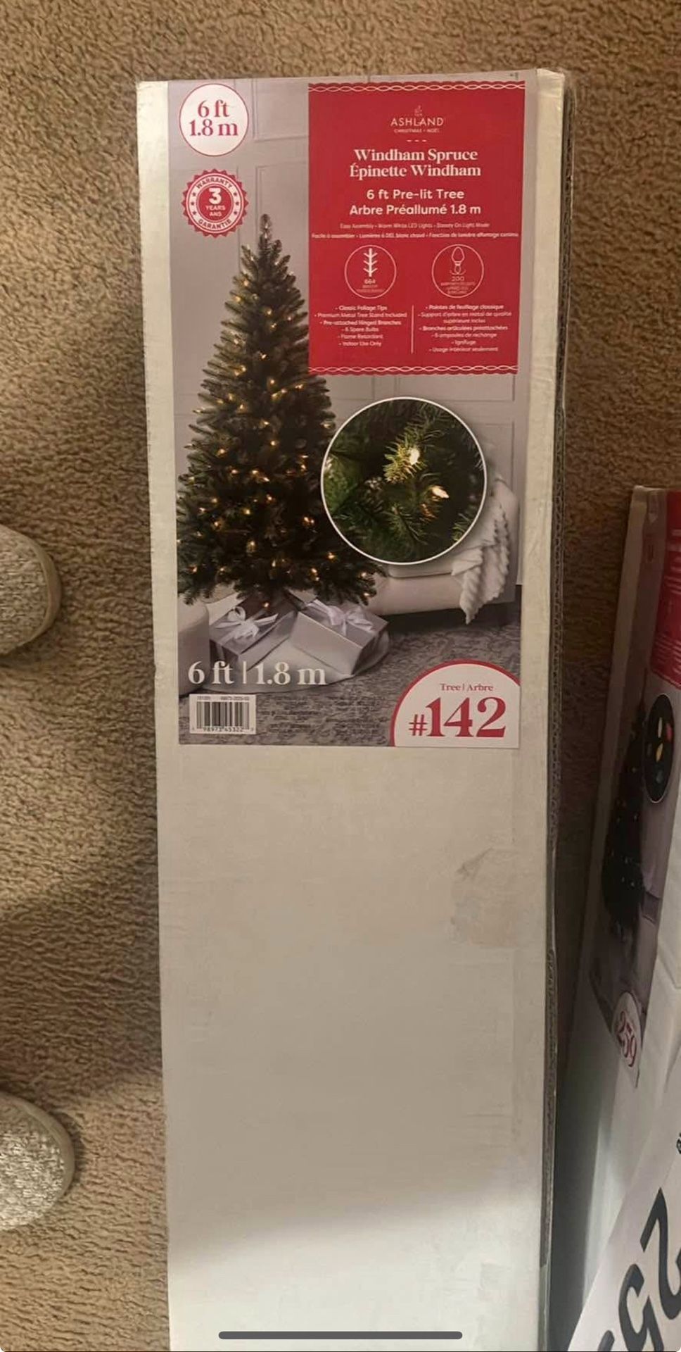 6ft Pre Lit Christmas Tree