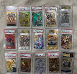 Dragon ball Beckett psa slabs