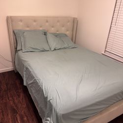 Queen Size Bed And Mattress For Sale 