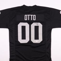 Oakland Raiders Jim Otto Signed Jersey Inscribed "H.O.F. 1980" (JSA Authentication)