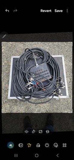 24 channelAudio Snake with 4 outs Cabl-e with Stage Box 125 ft