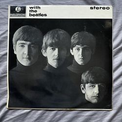 “With The Beatles” UK Parlophone Album Vinyl Record Vintage 70s Classic Rock