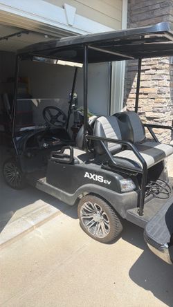 2024 Axis EV golf cart 4 passenger and cargo