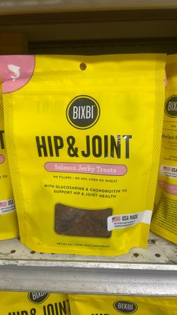 BIXBI HIp & Joint Salmon Jerky Treats 4oz Bag