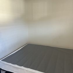 Queen box spring plus mattress frame