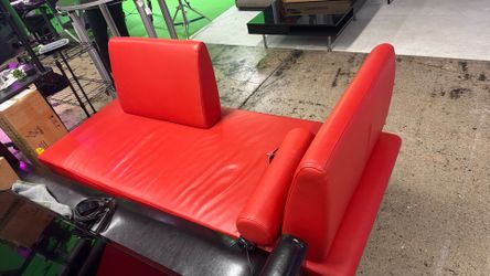 Red Leather Couch