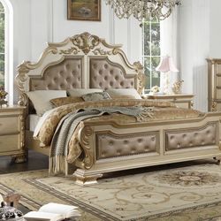 King, Three Piece Bedroom Set.