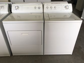Whirlpool washer dryer pair