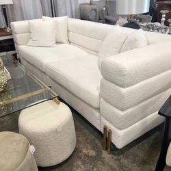 Luxurious! 2-pc Sofa Set Loveseat & Sofa Brand New In Boxes