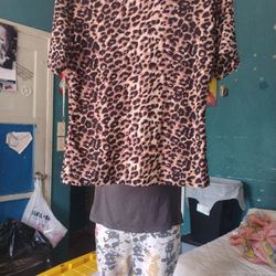 Brown Blouse Size Large