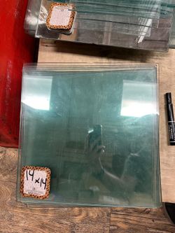 14x14 square glass panes