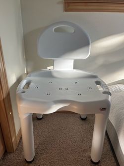 Carex Shower Chair with Backrest