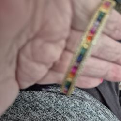 Gold Plated Gemstone Bracelet