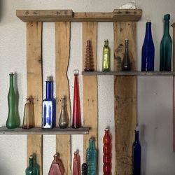Colorful Glass Bottle Collection 