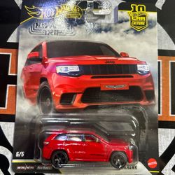 Hot Wheels 2019 Red Jeep Grand Cherokee Trackhawk #car #modelcar #Hotwheels