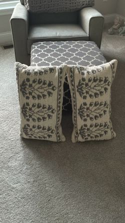 2 decor pillows