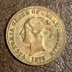 1875 Token Great Britain Prince of Wales Play Money  