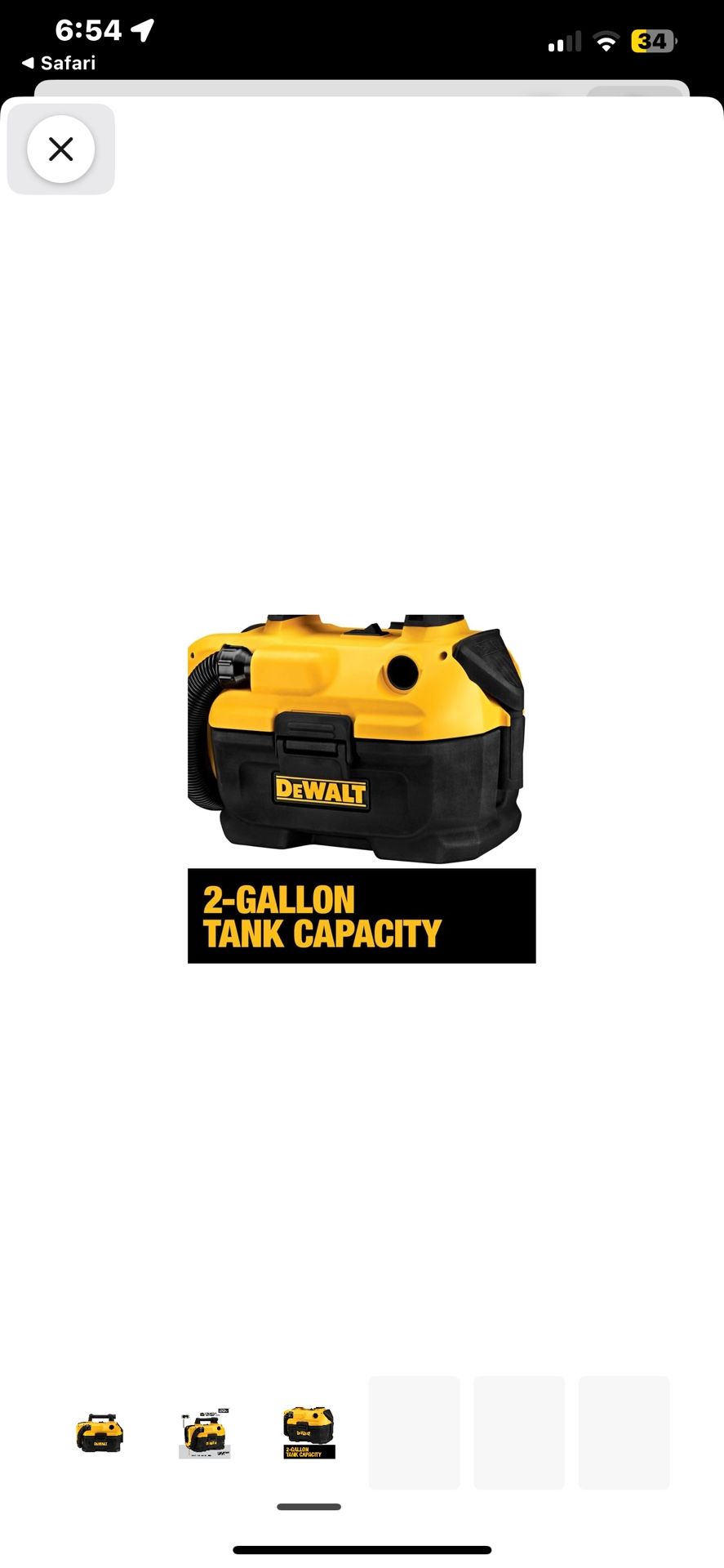 Dewalt Portable Vacuum