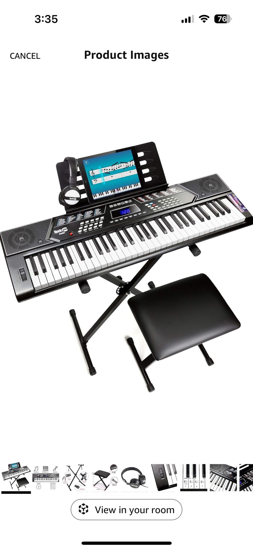 Rock jam 61 Key Piano Set