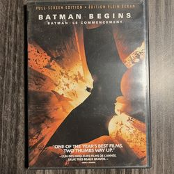 Batman begins DVD