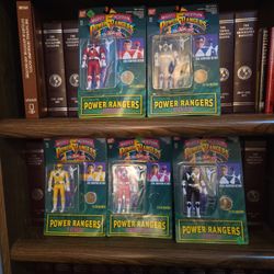 Power Rangers Set Of 5 - 1994