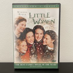 Little Women DVD Collectors Series Winona Ryder Christian Bale Movie 1994