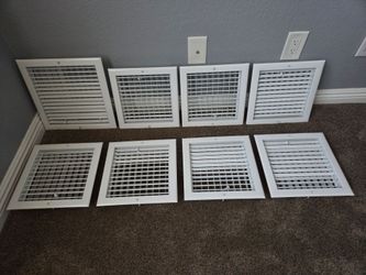 Wall/ceiling air registers - set of 8