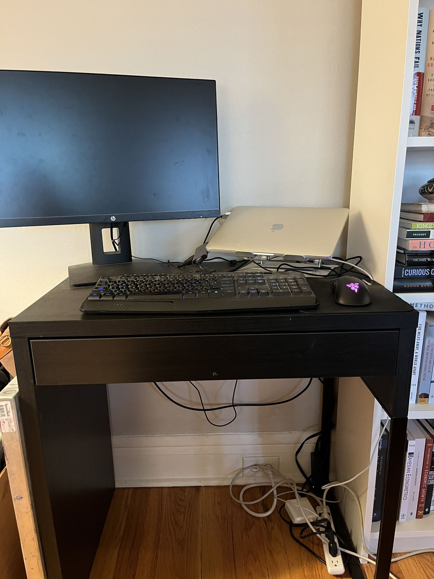 Small Black IKEA desk - Sold Individually Or As A Pair