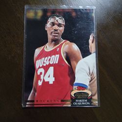 1992 Hakeem Olajuwon, Stadium Club Card, # 220
