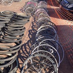 Bike Rims And Tires. Also Bikes For Sale. 