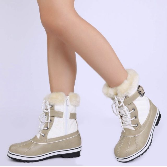 Women's Mid Calf WaterProof Winter Snow Boots