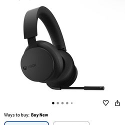 Xbox Wireless Gaming Headset – Over Ear Headphones – Spatial Audio with Dolby Atmos, Windows Sonic Series X|S, One, Windows PC, Mobile – Carbon Black