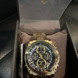 Bulova Icon Precisionist Gold Chronograph 97B218 - Near mint!