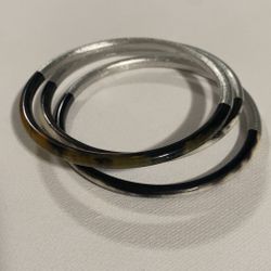 Half Silver Glitter Bracelet 