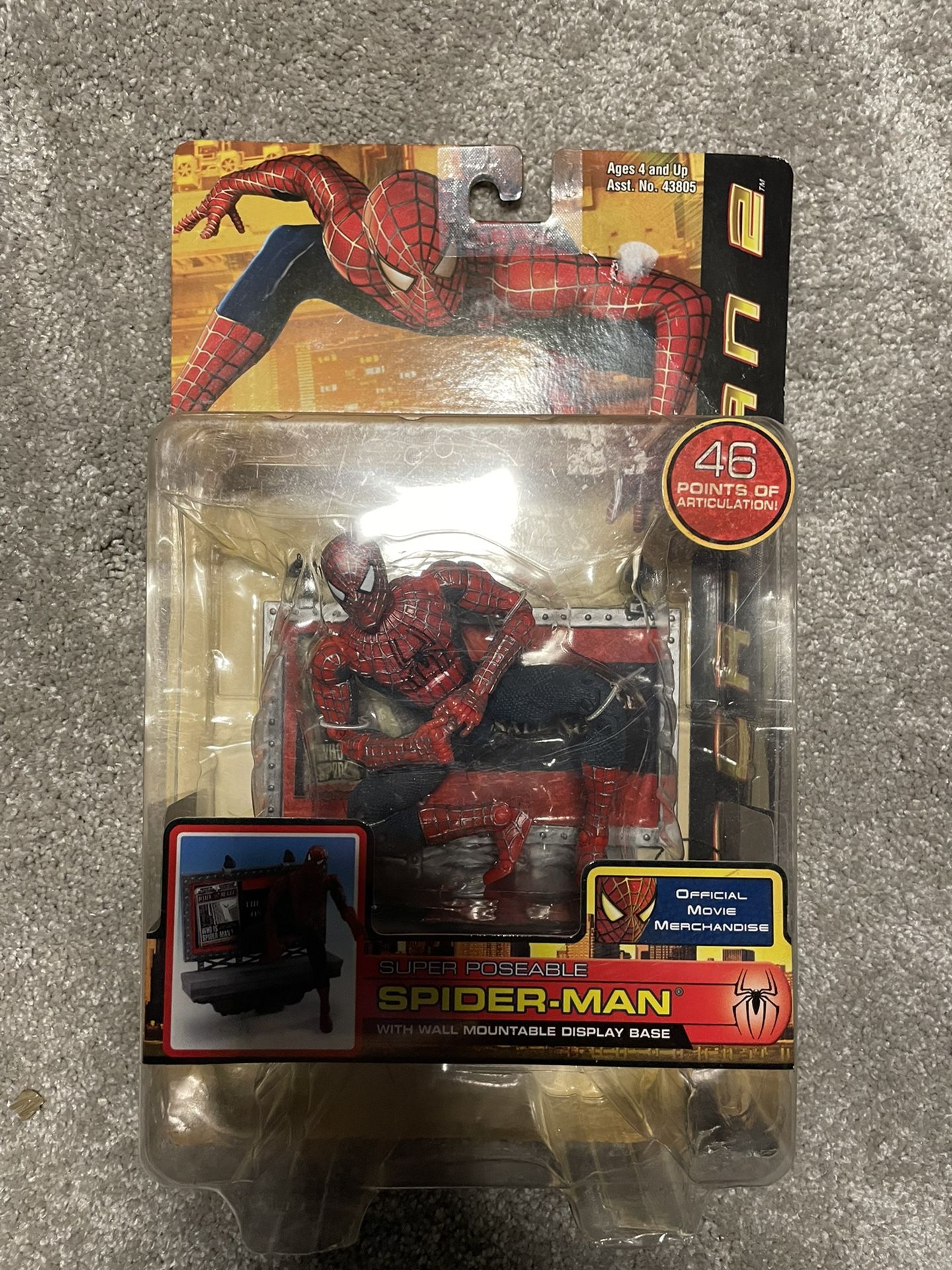 Spider-Man, Super Posable Spider-Man With Mountable Display Base