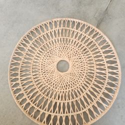 Round Woven Wicker Wall Art