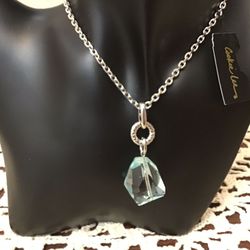 NWT Vintage Cookie Lee Glass Stone Necklace 