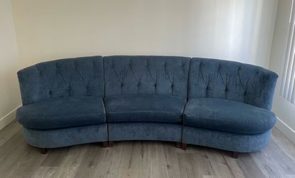 velvet couch