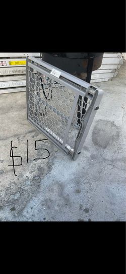 Excellent condition pets security gate large crate and beds