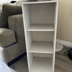 White shelf