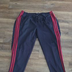 Adidas Track Pants Men XL Break Away Side Snap Warm Up