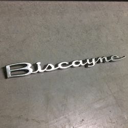 Biscayne Car Emblem 