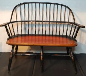 Bob Timberlake Salesman Sample Size Windsor Wood Bench16'' L 14'' H 5 1/2'' W