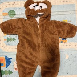 Baby Furry Jumpsuit - Cute bear