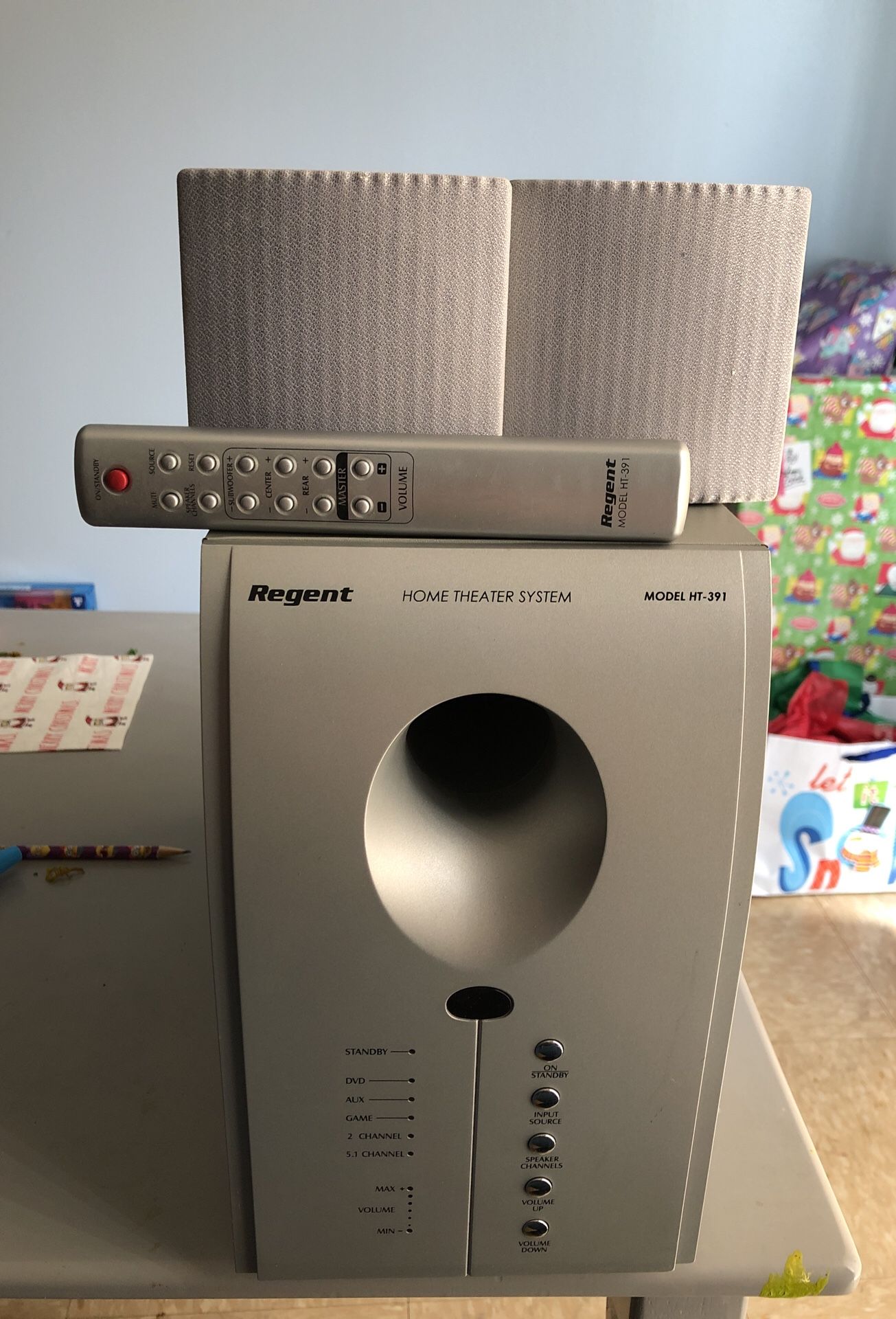 Regent Home Theater System Model HT-391