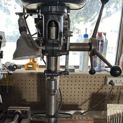 Delta Milwaukee DP220 Drill Press w/ Drill Bits & Clamps